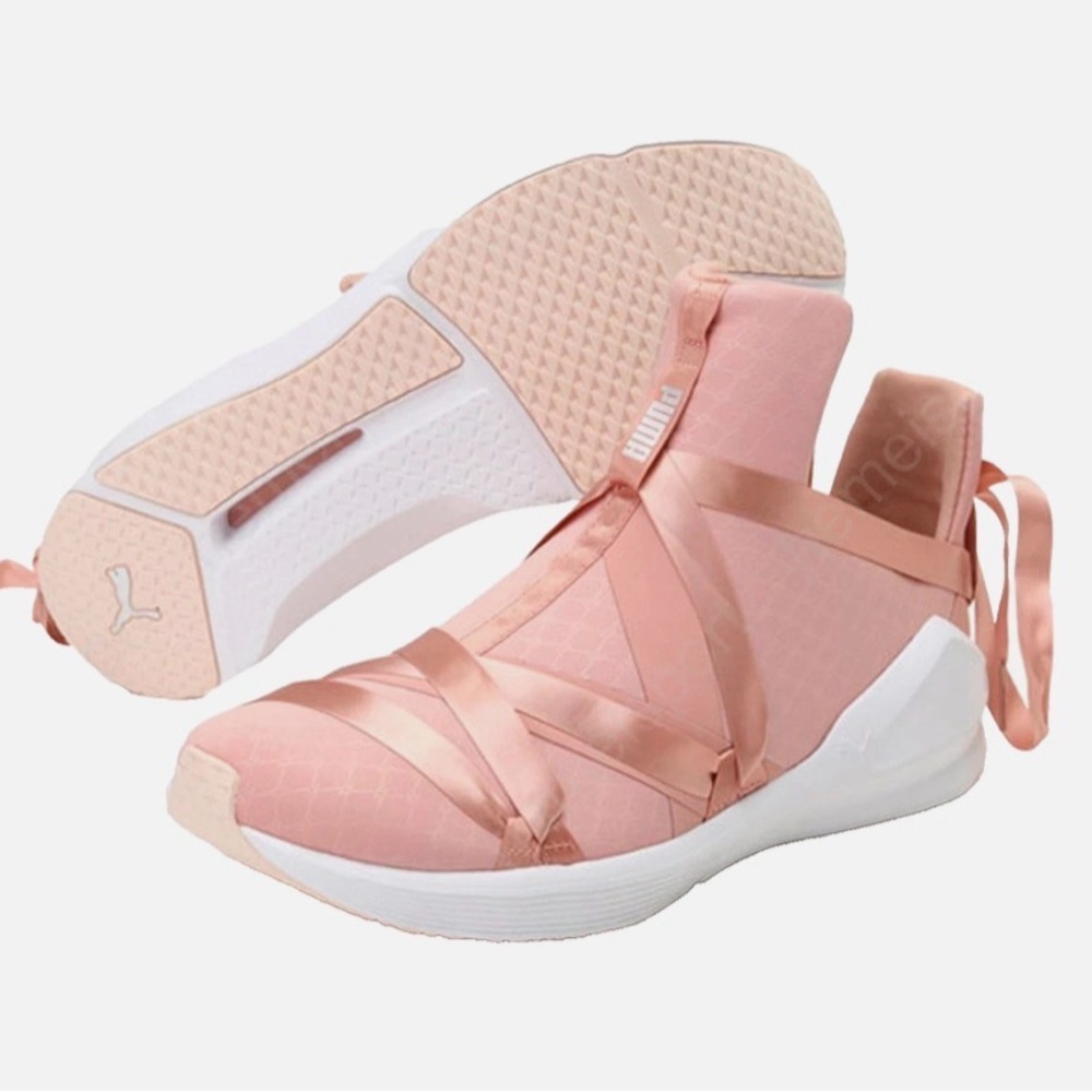 PUMA Fierce Rope Satin EP Sneakers Peach Beige Women’s Size 9.5 190538-01